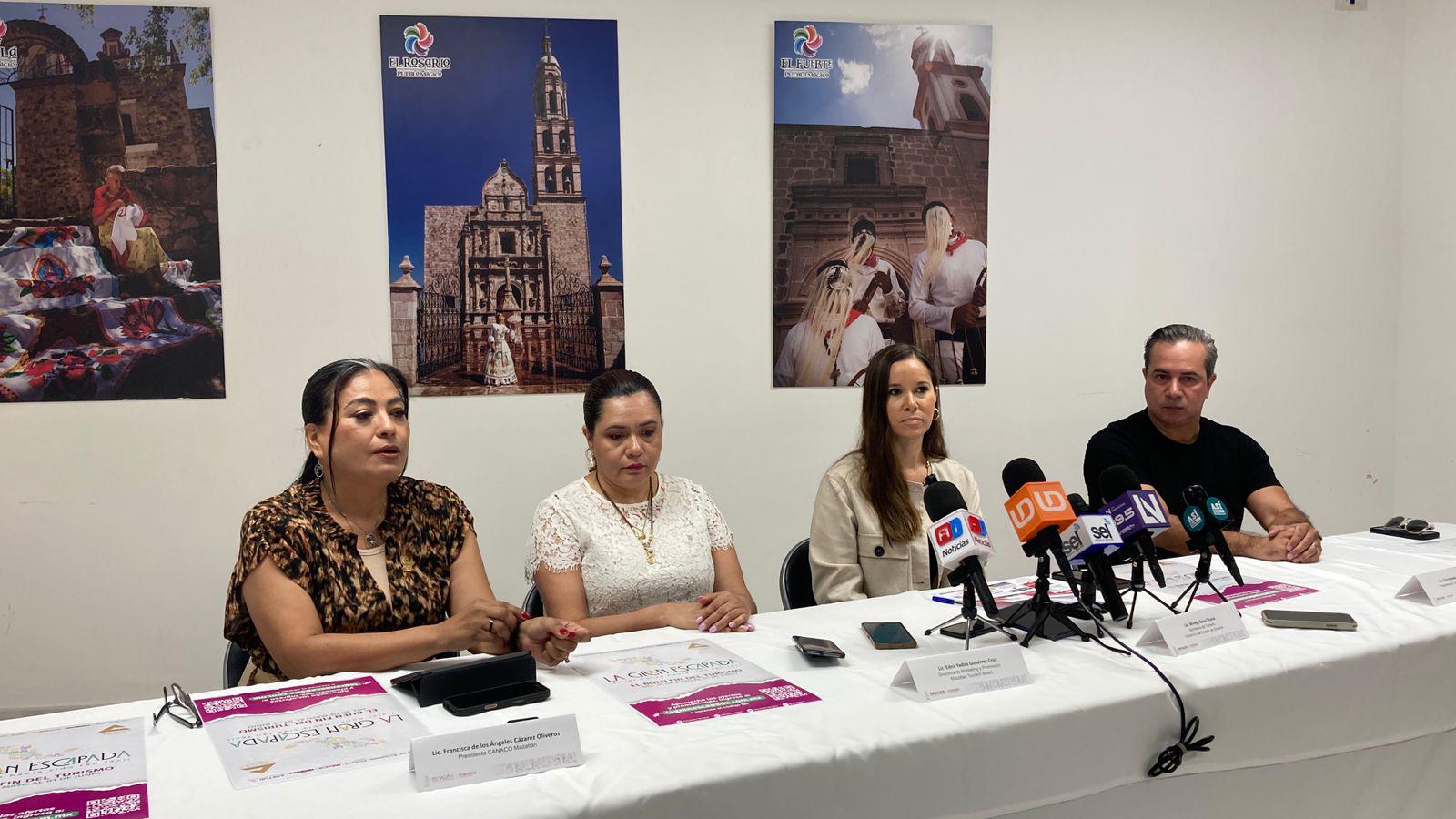 $!Presentan en Mazatlán ‘La Gran Escapada’, el Buen Fin del turismo que ofrecerá descuentos y promociones