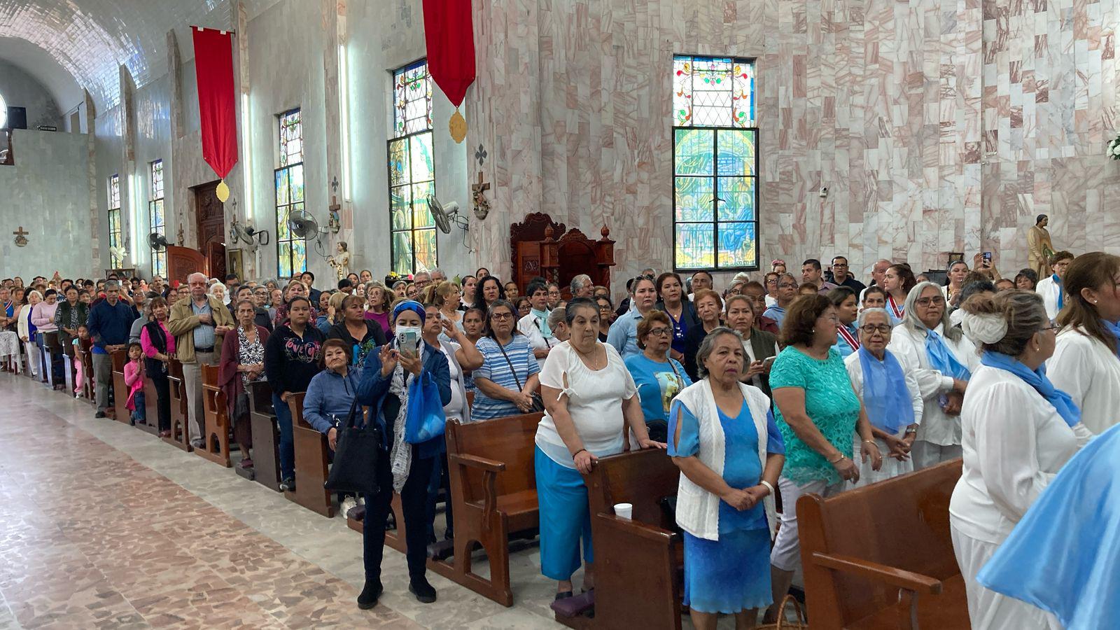 $!Visita de la Virgen de Nazaret llena de júbilo a la Parroquia de Nuestra Señora del Carmen