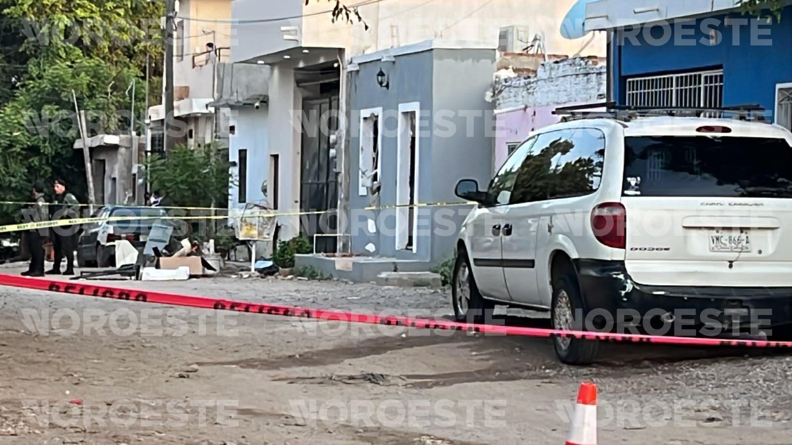 $!Lanzan artefacto explosivo dentro de vivienda en la Colosio Sí, en Mazatlán; no reportan heridos