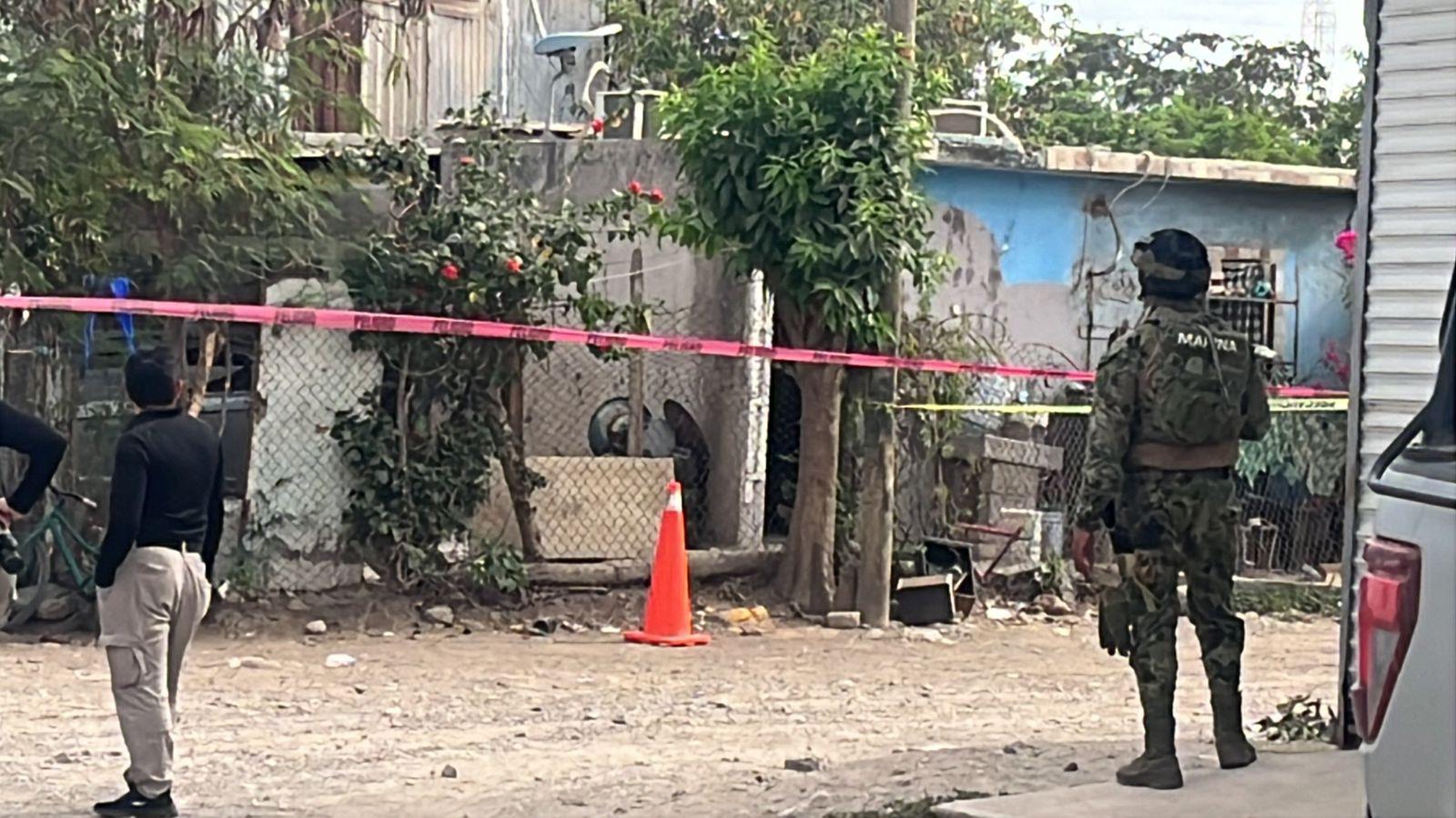 $!Balean una casa y vehículo en Campo El Diez, al sur de Culiacán
