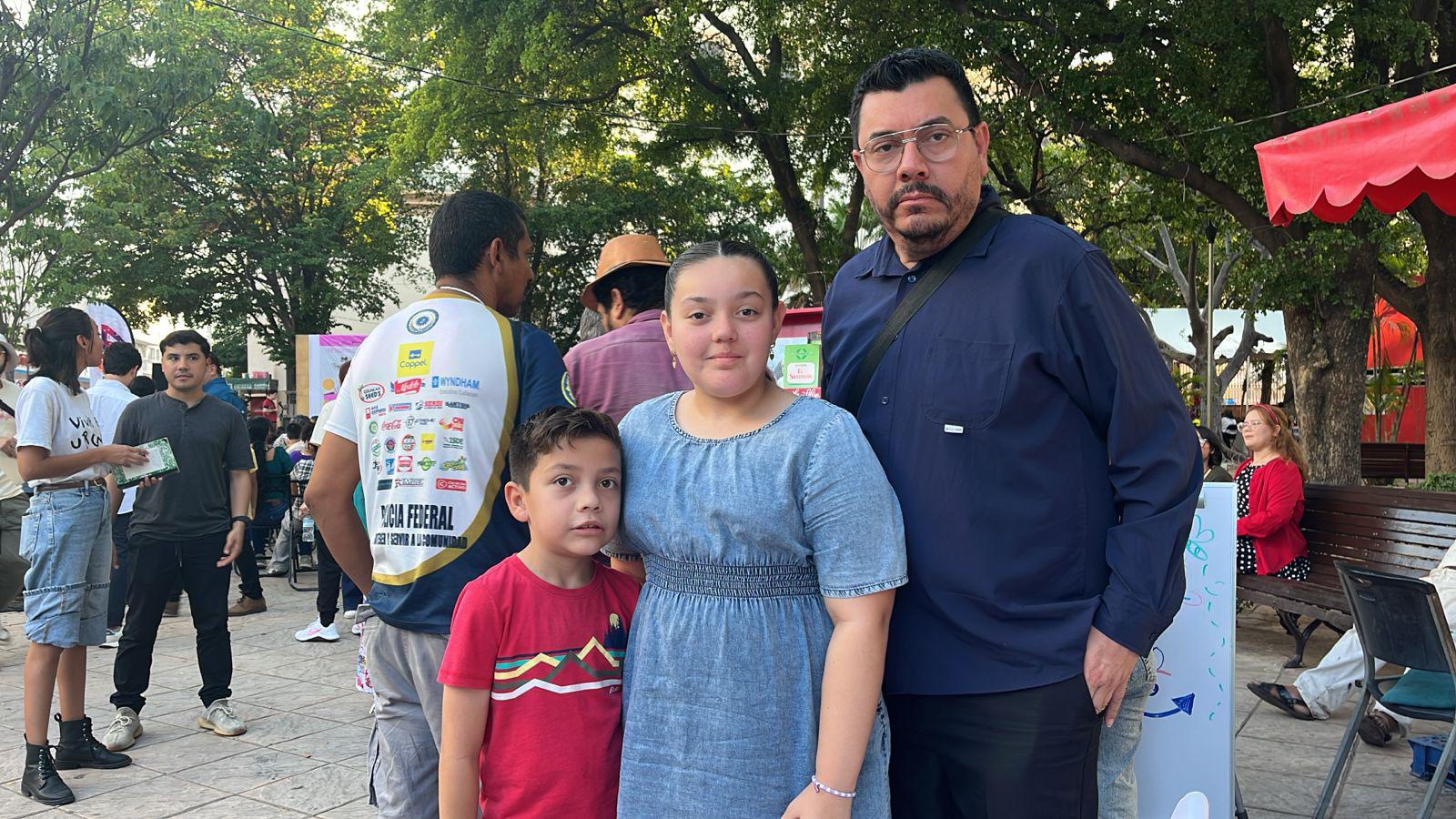 $!La familia Carrón Rodríguez disfrutó de las actividades.