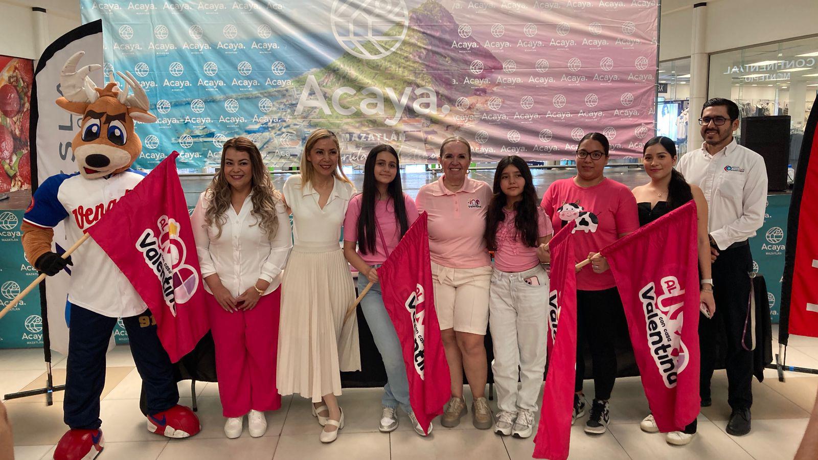 $!Venados y DIF Mazatlán se suman a la campaña ‘Todos al 100 con Casa Valentina’