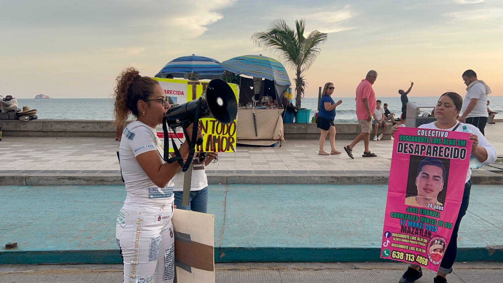 $!‘Nos hemos convertido en fichas de búsqueda en vida’: familiares de desaparecidos en Mazatlán