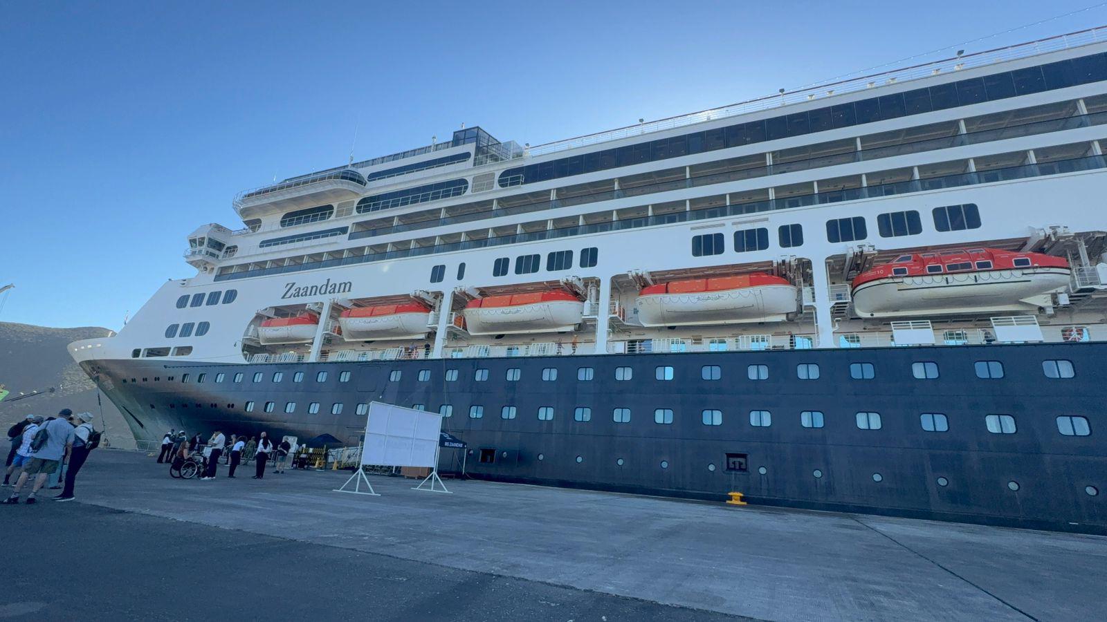 $!Recibe Topolobampo al crucero Zaandam con más de 1,200 turistas