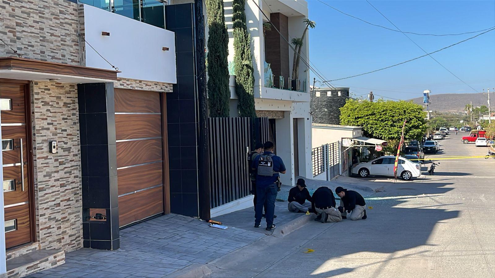 $!Ataque armado en Culiacán deja un muerto y dos casas baleadas