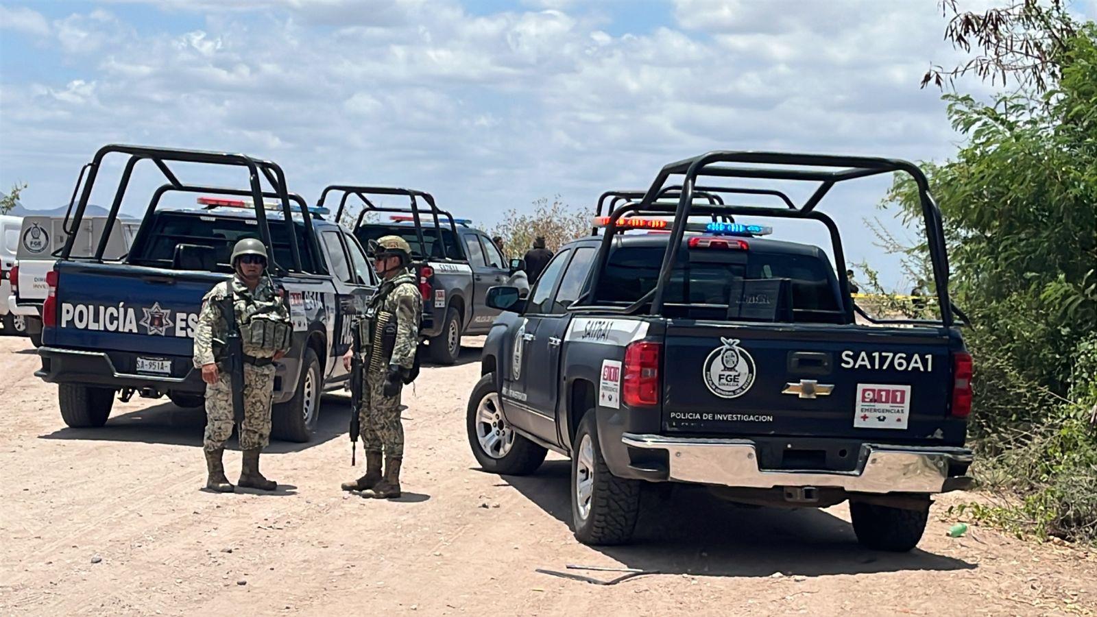 $!Hallan a tres hombres asesinados en zona rural del norte de Navolato