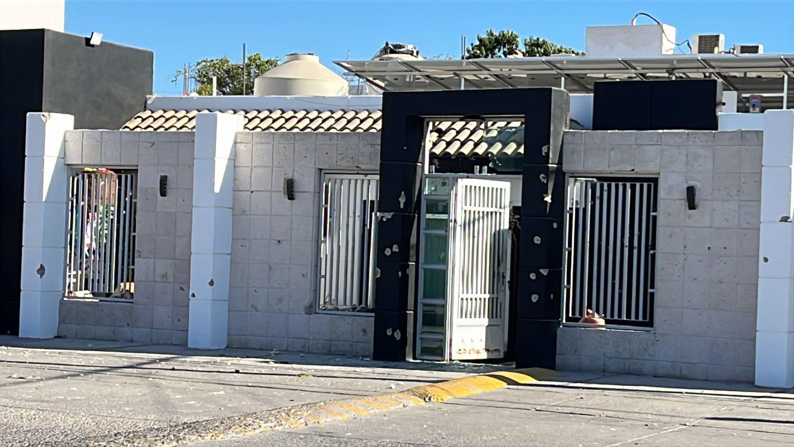 $!Balacera en sector oriente de Culiacán deja al menos cinco viviendas afectadas