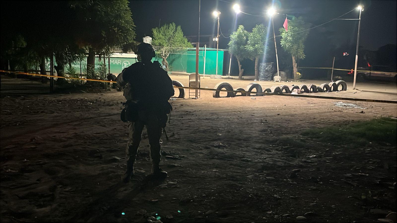 $!Ataque armado en Aguaruto deja un policía muerto y tres personas heridas