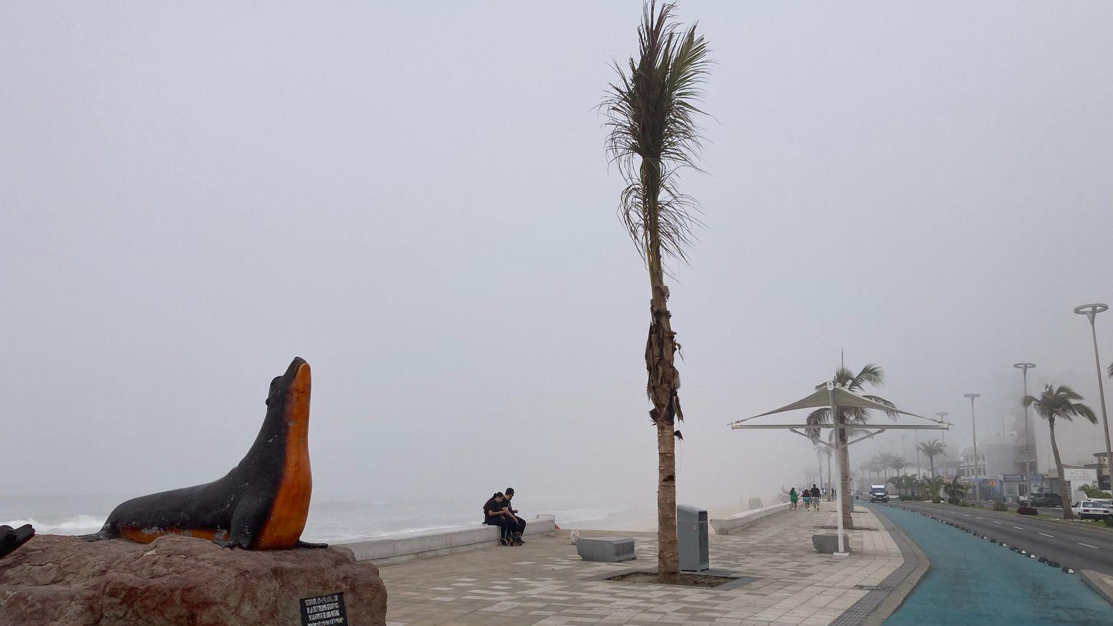 $!Cubre neblina gran parte de Mazatlán este sábado