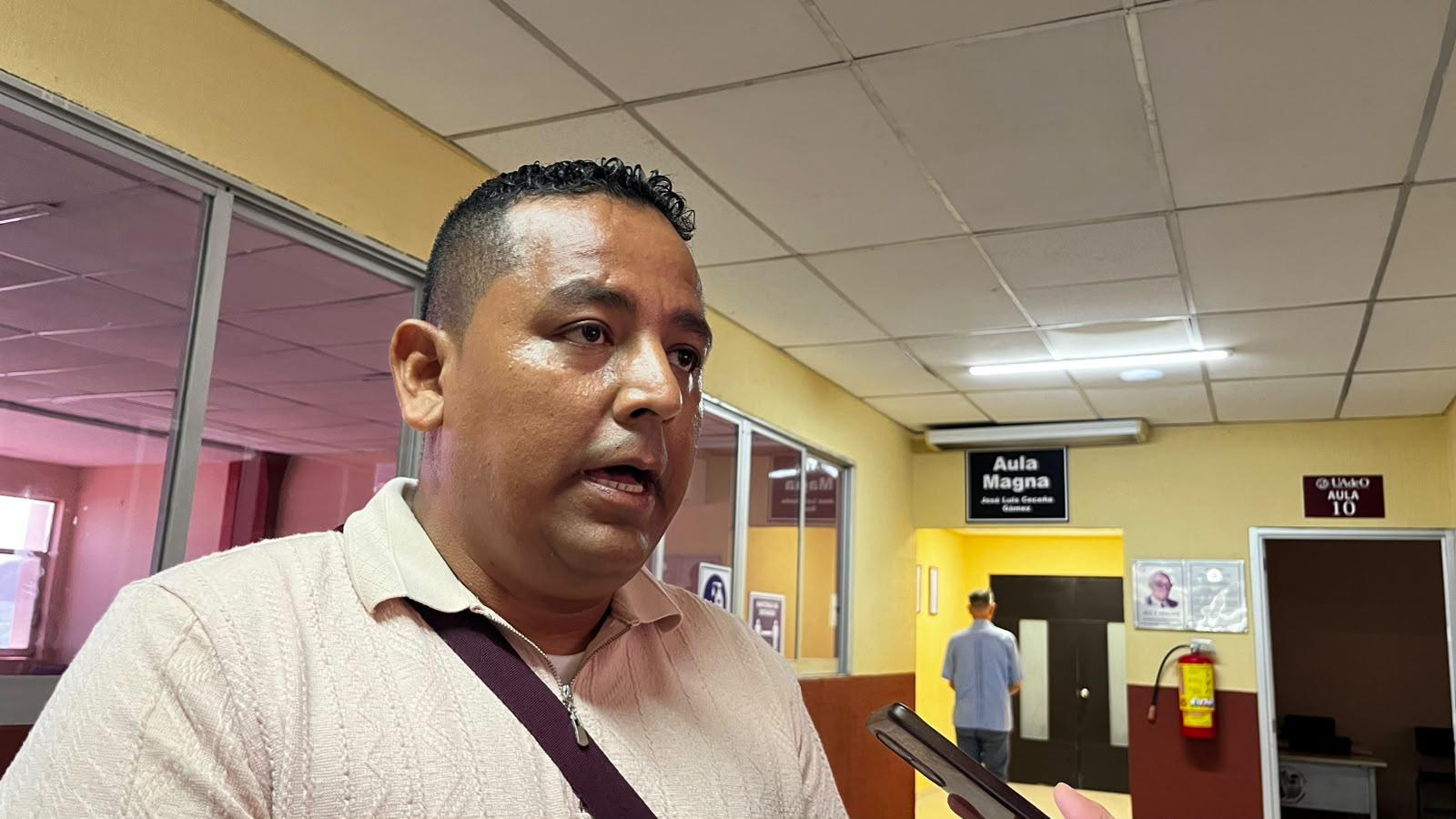 $!Édgar González Sarabia, responsable de Telebachillerato de la comunidad de El Recreo.