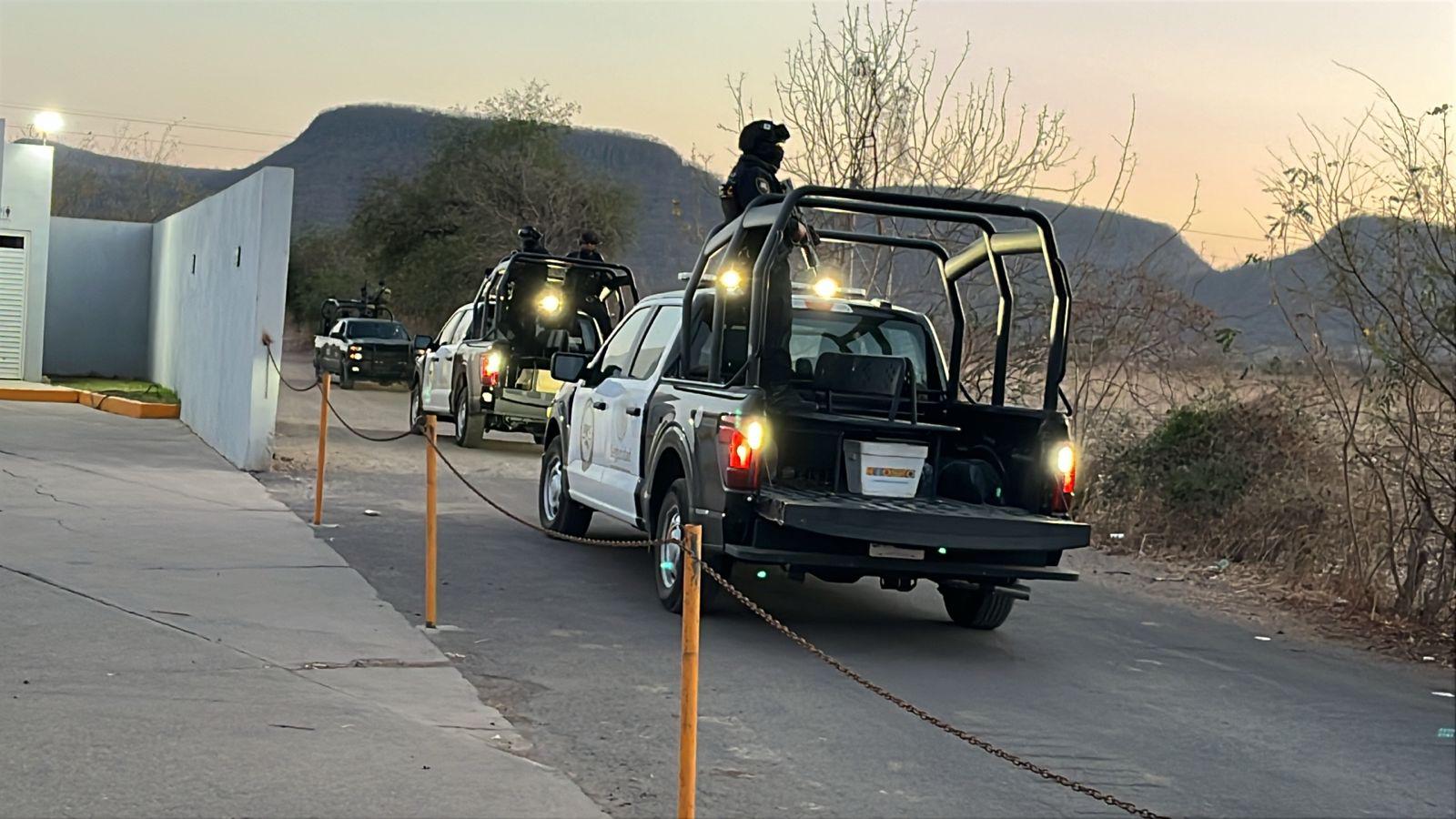 $!Detienen a siete hombres tras enfrentamiento armado en El Carrizalejo, Culiacán