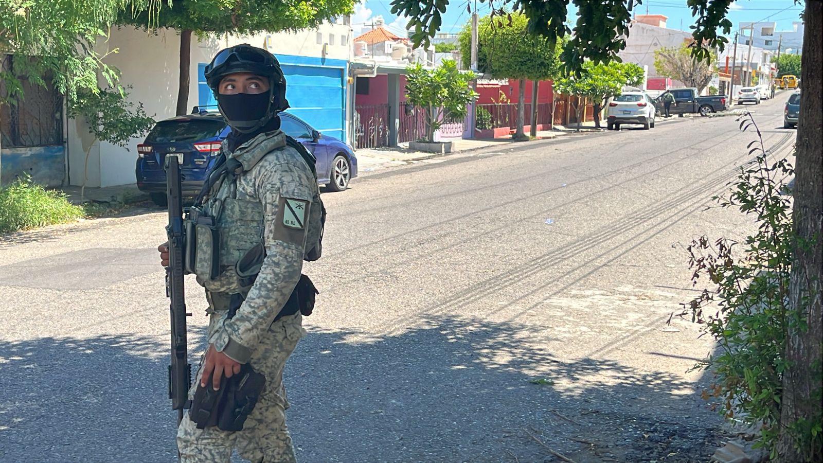 $!Balacera en Culiacán deja un muerto y múltiples daños en la colonia Morelos