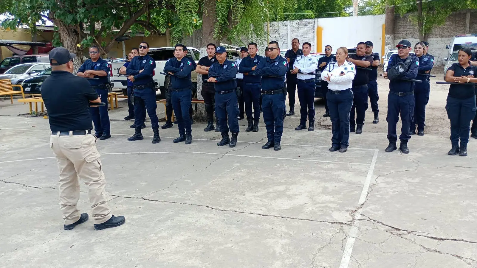 $!Policías de Ahome inician curso sobre Competencias Básicas de la Función Policial intensiva por parte de la Unipol