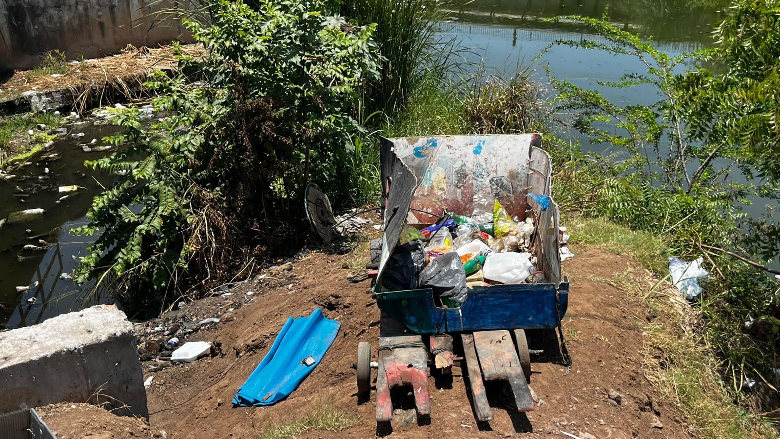 $!Entre basura, contaminación e invasión, se encuentra actualmente el arroyo Jabalines