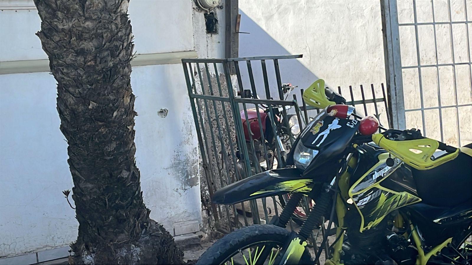 $!Balean un taller de motocicletas por la avenida Patria, en Culiacán