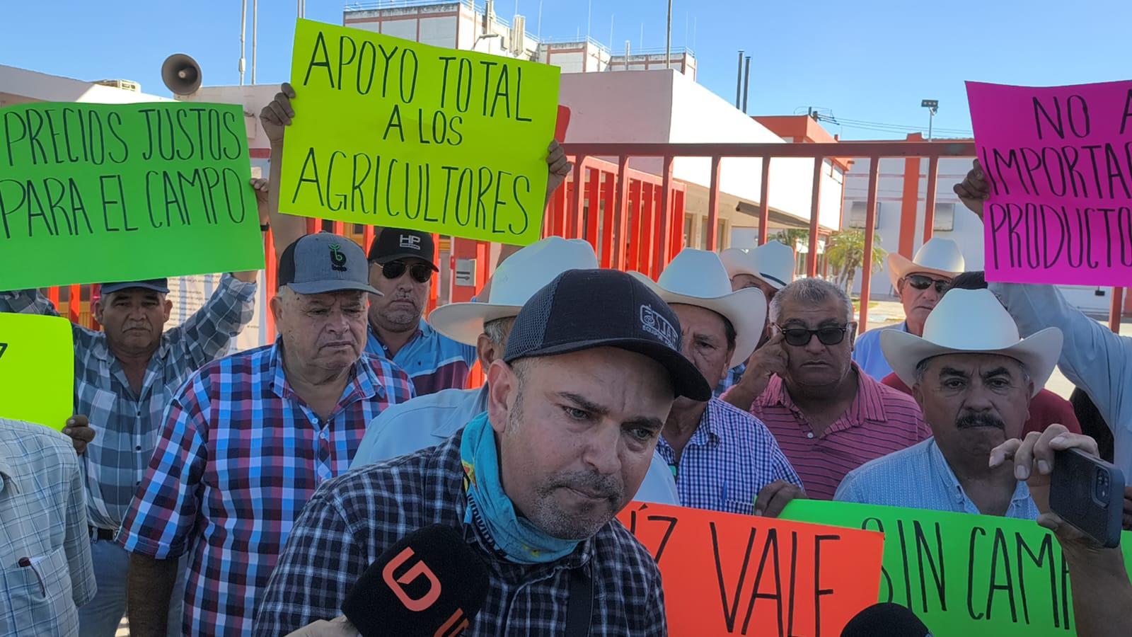 $!Productores agrícolas toman planta de Minsa en Ahome; exigen respuesta del Gobierno ante crisis del maíz