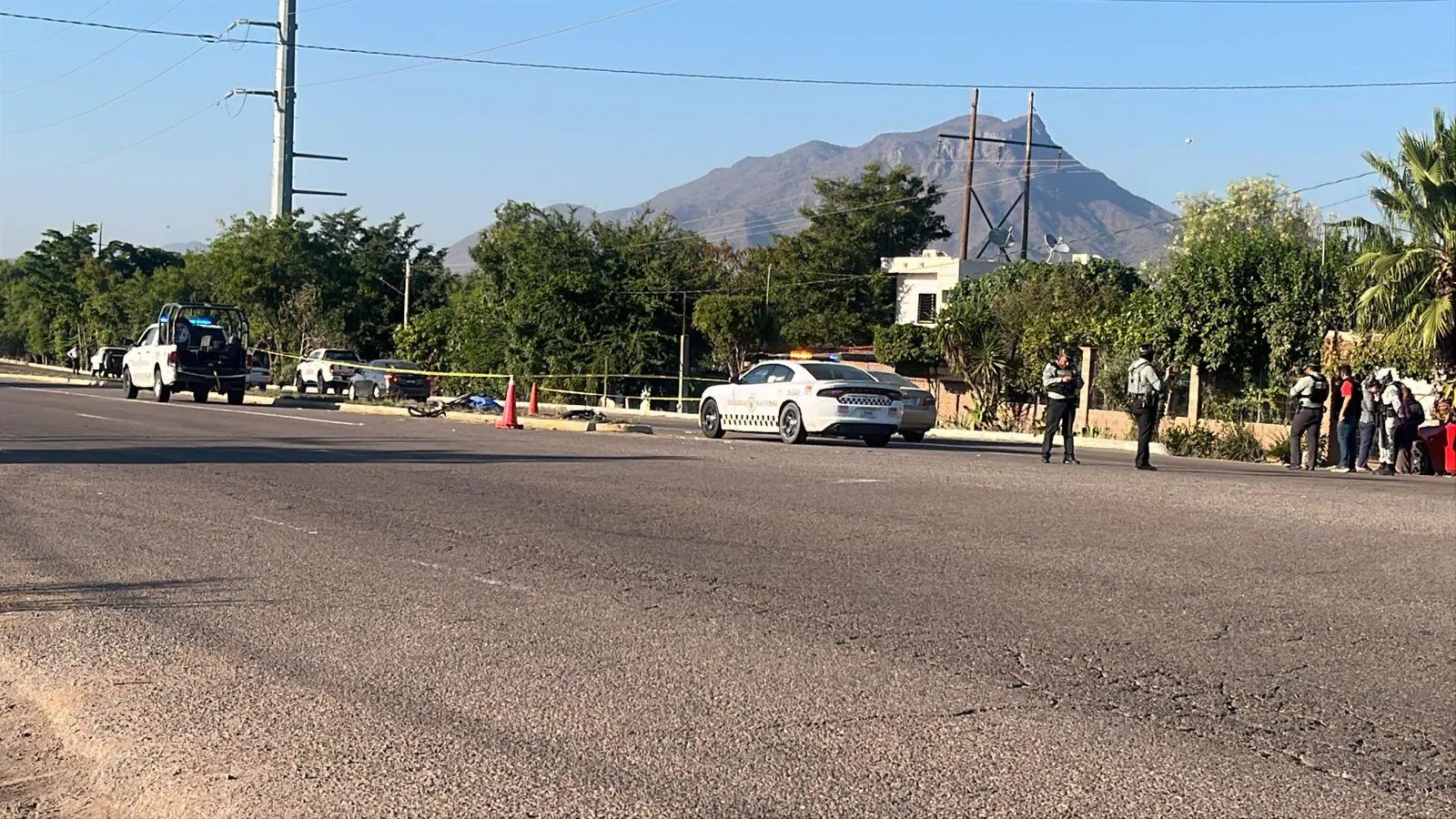 $!Muere ciclista tras ser atropellado en la México 15, al norte de Culiacán