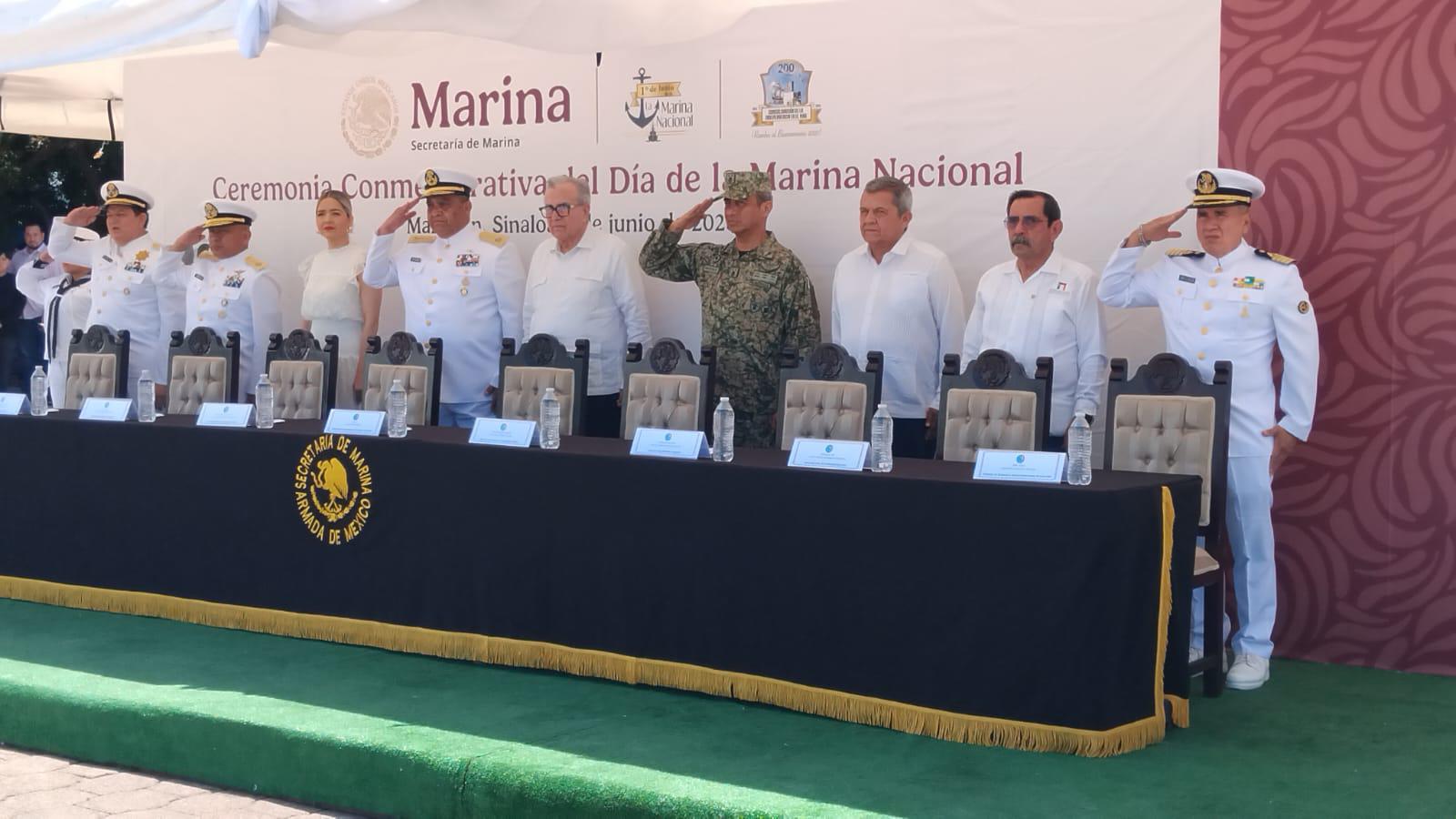 $!Agradece Gobernador a la Marina Armada de México por apoyo en labores de seguridad a las y los sinaloenses