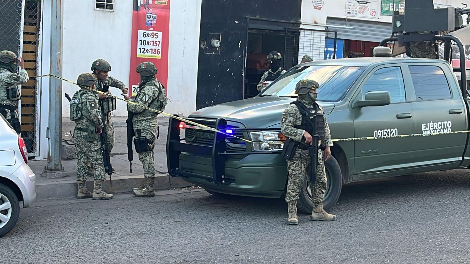 $!Matan a tiros a trabajador de expendio cervecero en el sector Villa Bonita, al sur de Culiacán