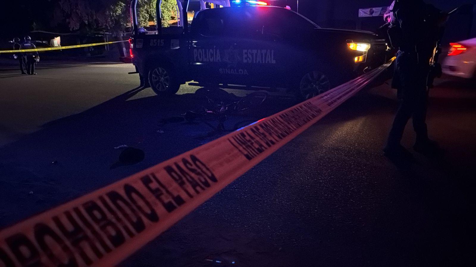 $!Agreden a balazos a un ciclista sobre la carretera en Bellavista, Culiacán