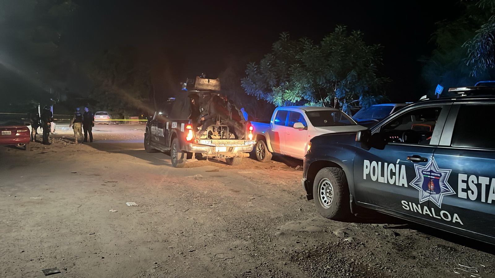 $!Ataque armado en Aguaruto deja un policía muerto y tres personas heridas