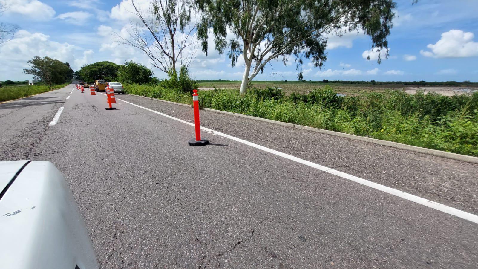 $!Destrozada la maxipista Culiacán-Mazatlán tras el paso de ‘Nora’