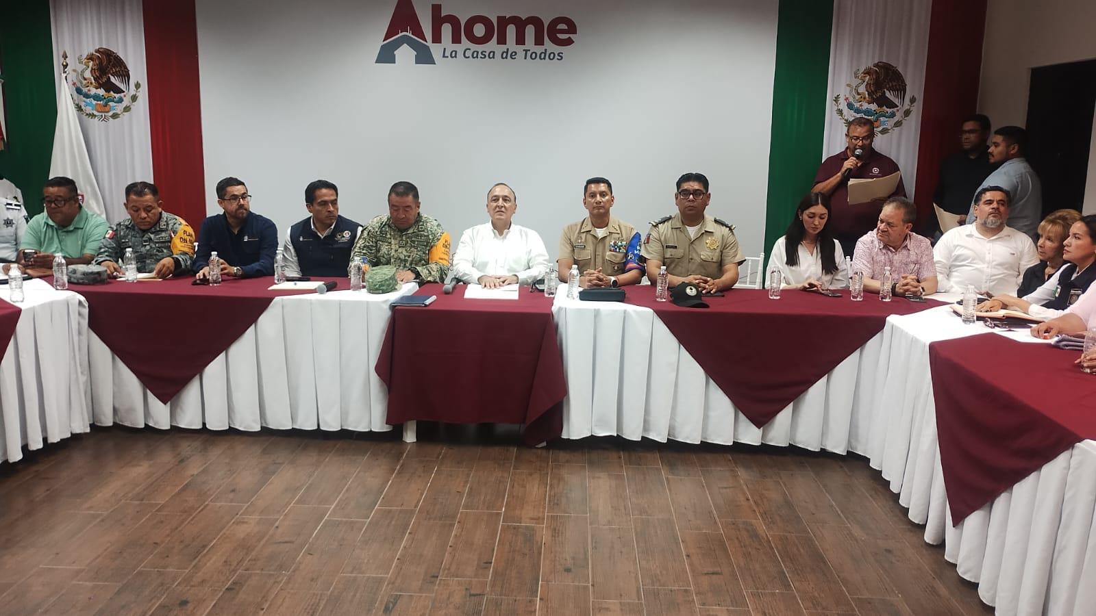 $!Realizan sesion extraordinaria de Protección Civil en Ahome por el Huracán Polo