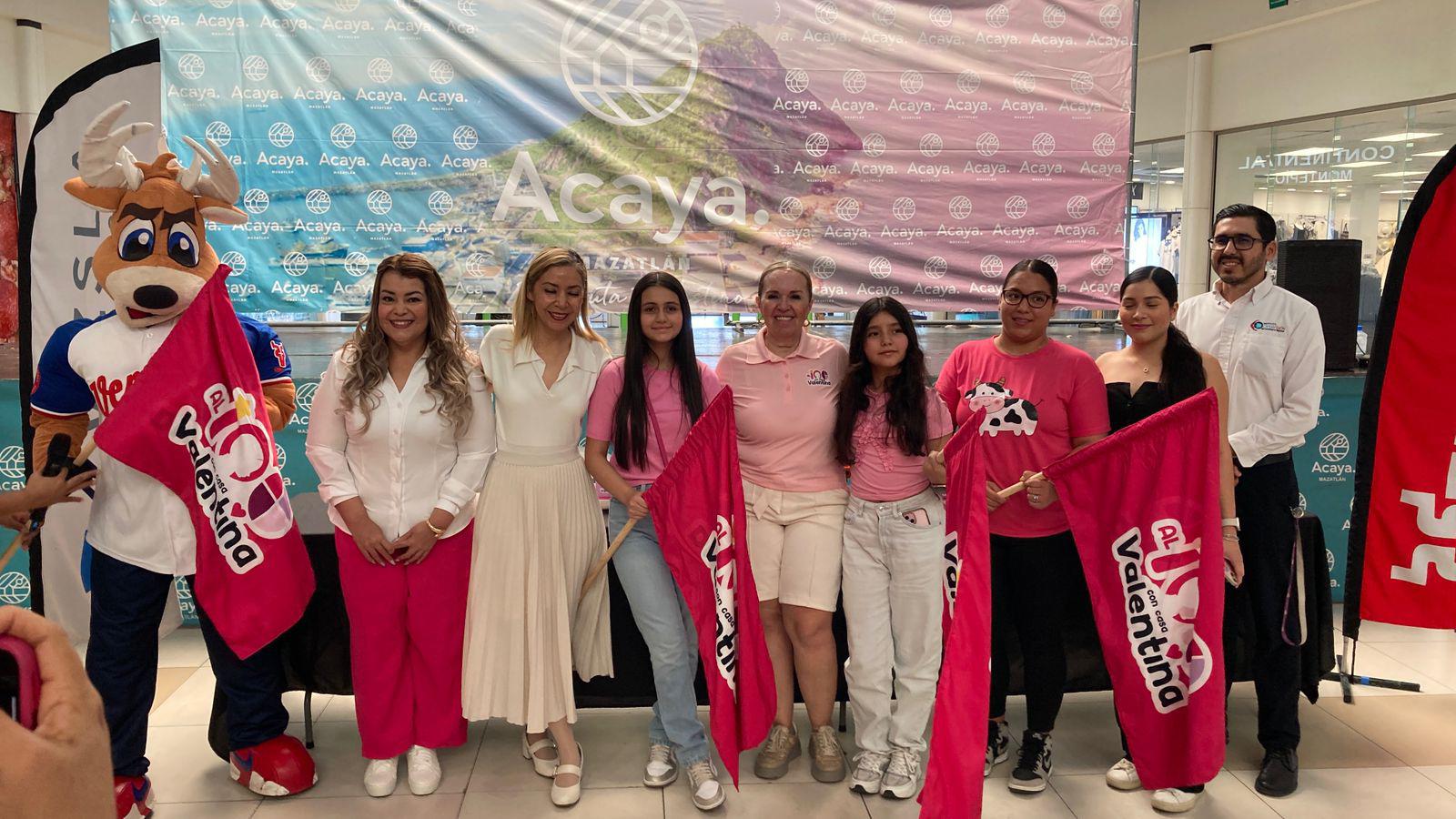 $!Venados y DIF Mazatlán se suman a la campaña ‘Todos al 100 con Casa Valentina’