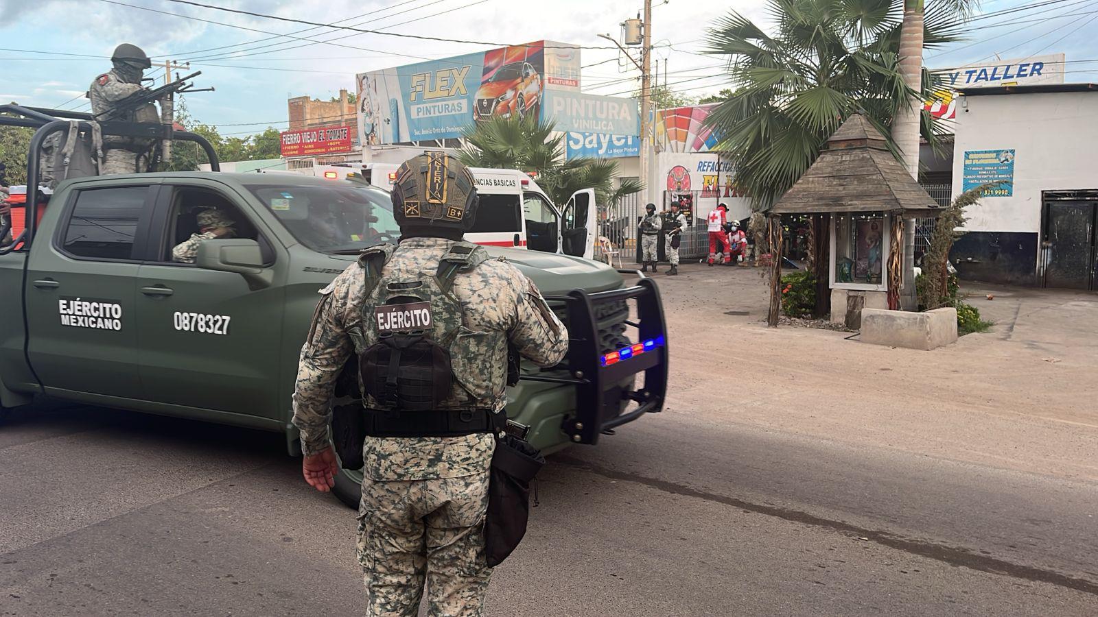 $!Ataque armado en Culiacán deja 4 heridos, entre ellos un policía estatal