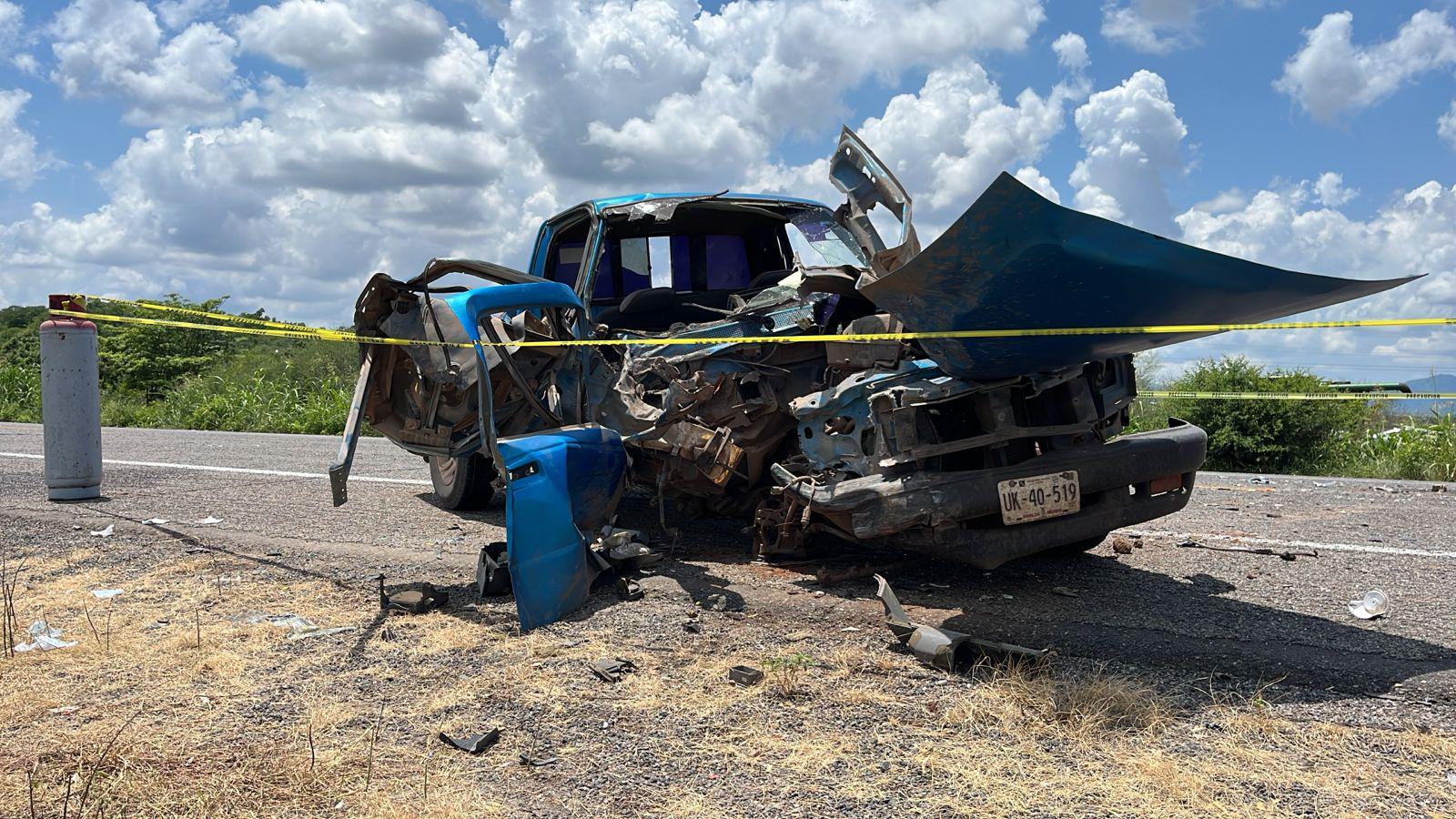 $!Choque en Pericos, Mocorito deja un muerto y tres heridos