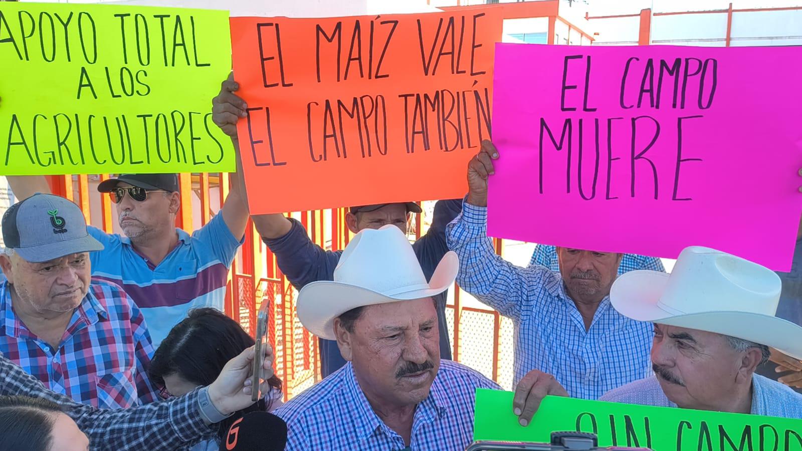 $!Productores agrícolas toman planta de Minsa en Ahome; exigen respuesta del Gobierno ante crisis del maíz