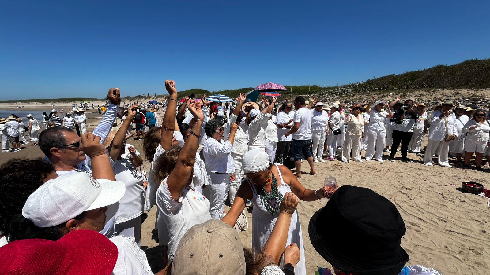 $!Entre ceremonias y danza, reciben el Equinoccio de Primavera en Las Labradas