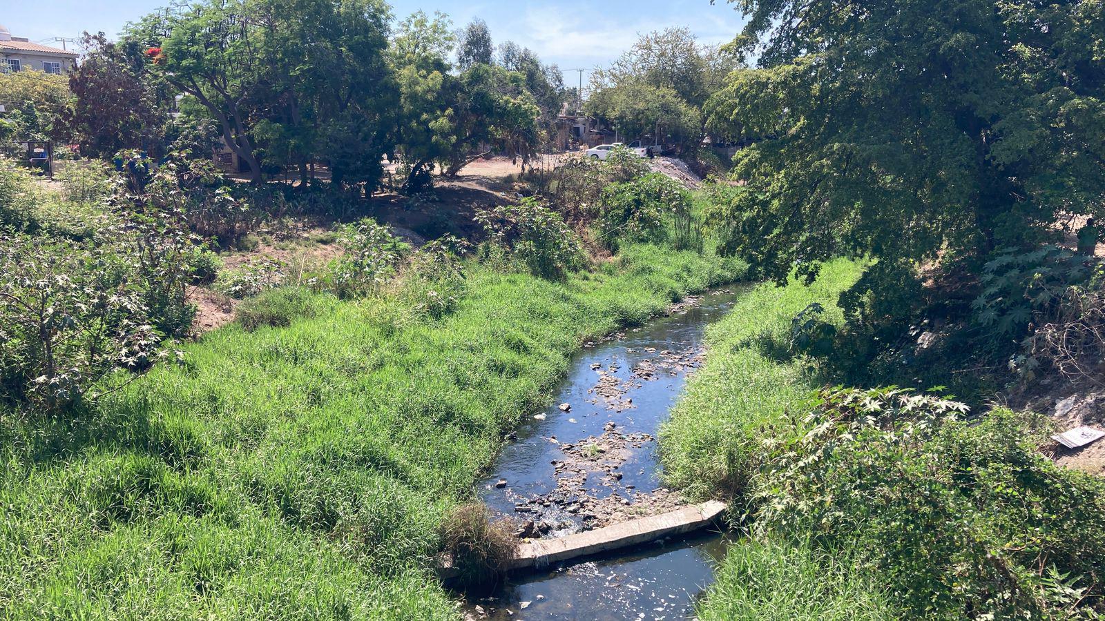 $!Basura y maleza persisten en arroyos de Mazatlán previo a la temporada de lluvias