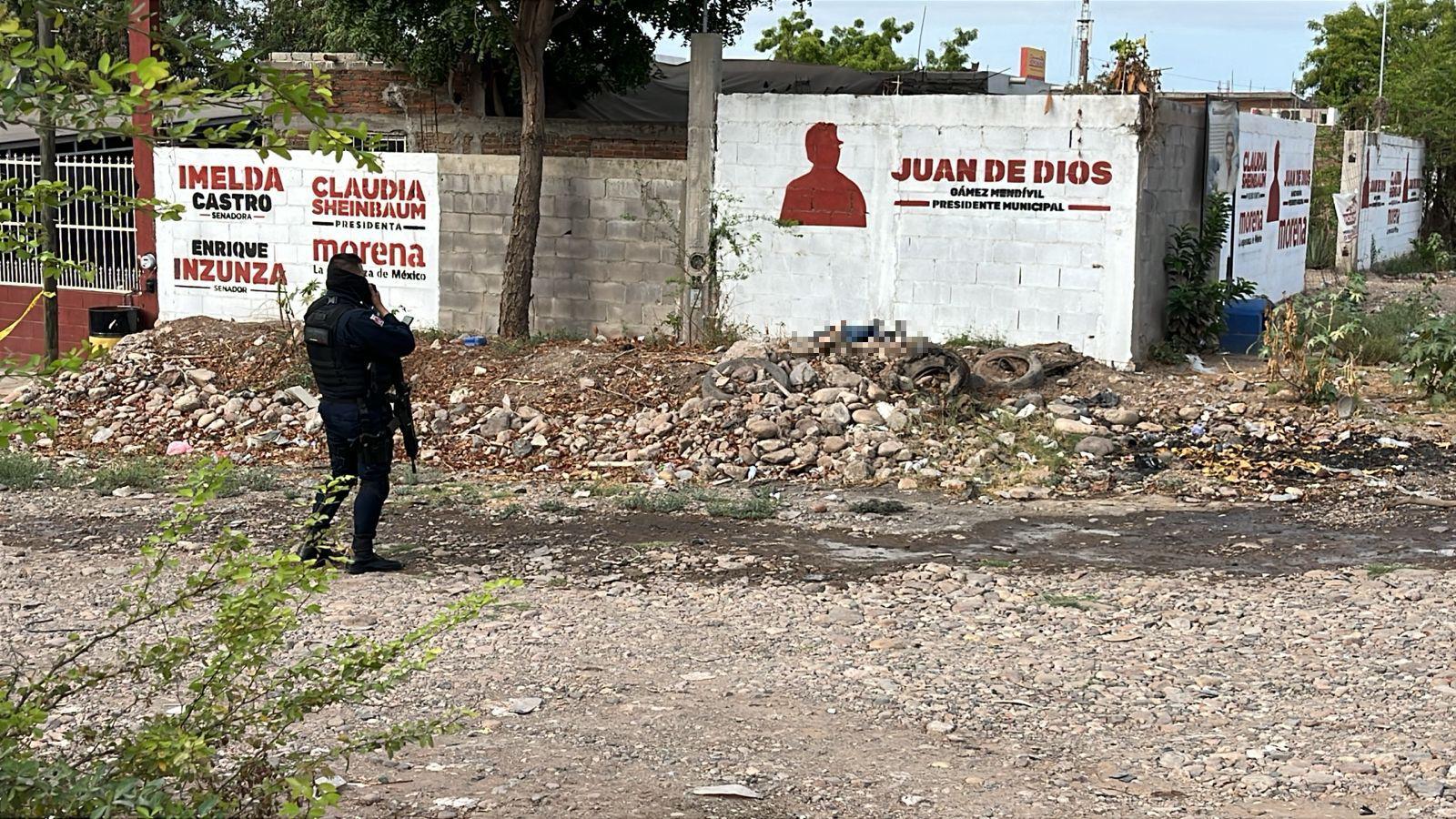 $!Hallan a hombre asesinado en la colonia Buenos Aires, en Culiacán