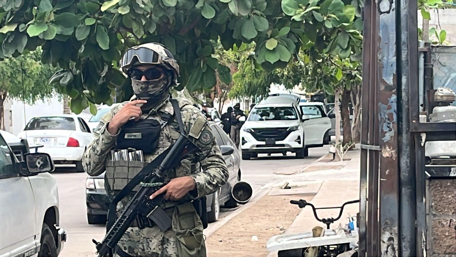 $!Cateo de la FGR y Marina en Alturas del Sur deja inmueble asegurado