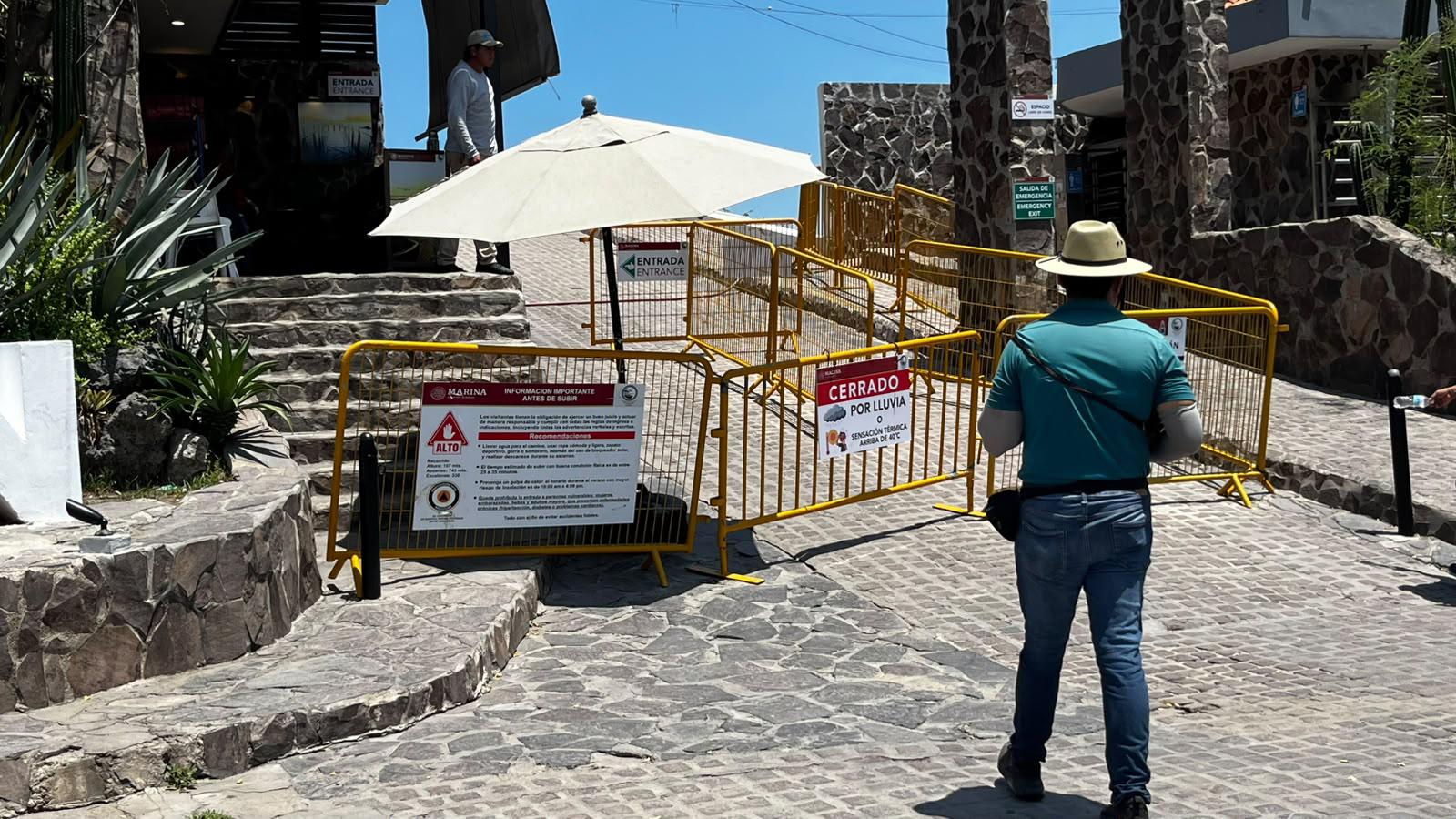 $!Cierra de nuevo ingreso al Faro de Mazatlán por las altas temperaturas