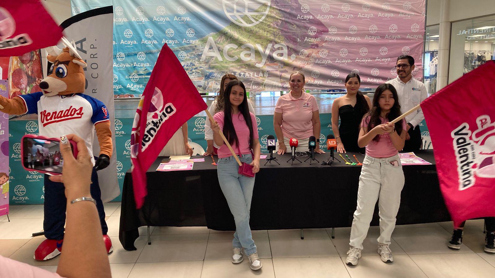 $!Venados y DIF Mazatlán se suman a la campaña ‘Todos al 100 con Casa Valentina’