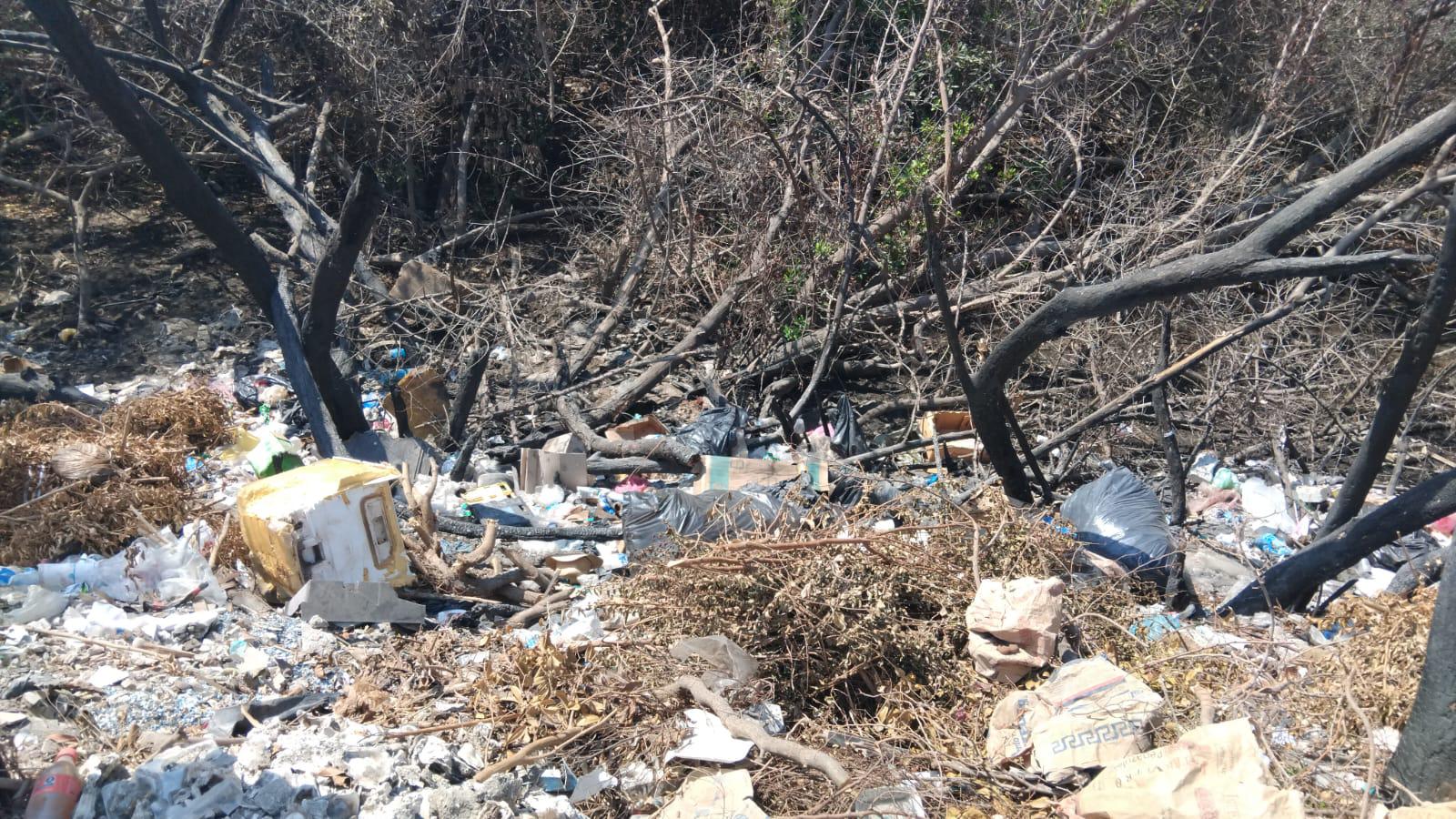 $!Entre basura e invasiones, el Estero del Infiernillo continúa en malas condiciones