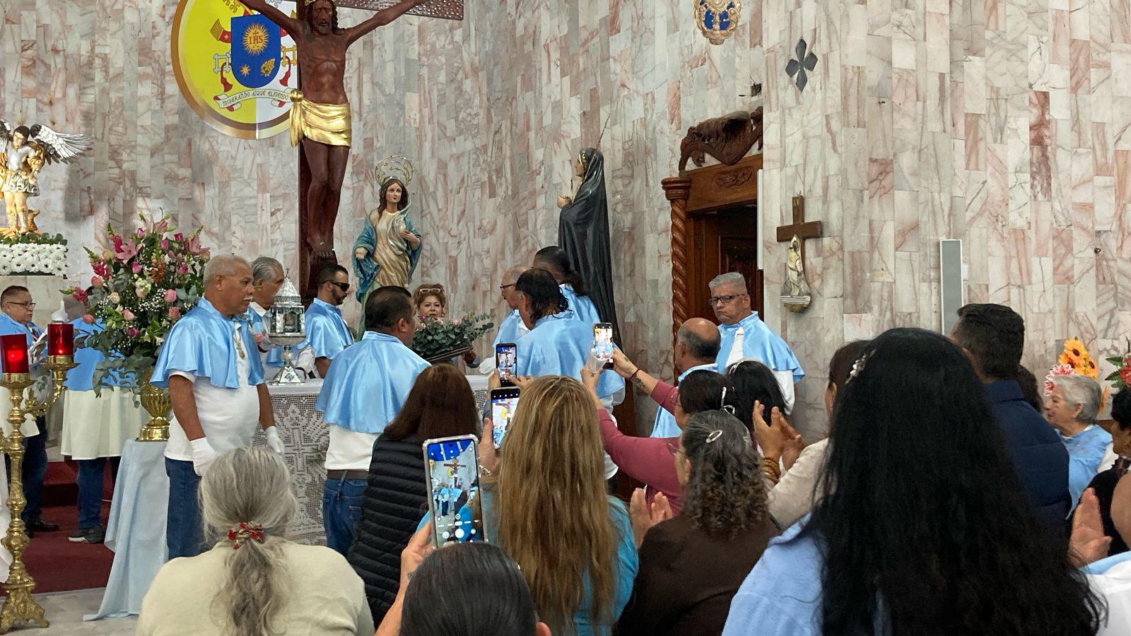 $!Visita de la Virgen de Nazaret llena de júbilo a la Parroquia de Nuestra Señora del Carmen