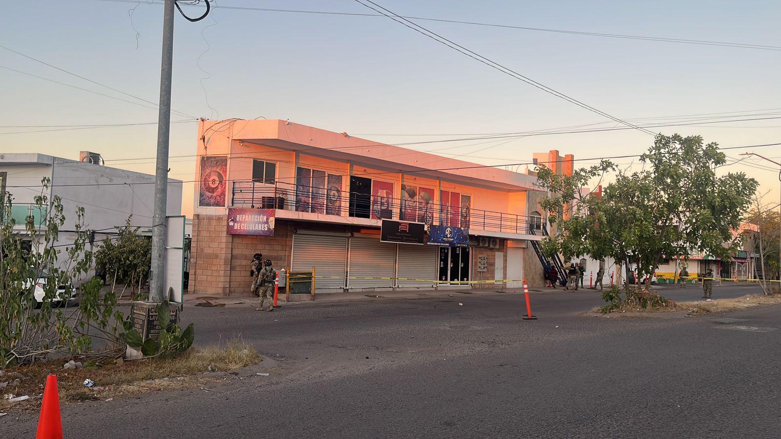 $!Hieren de bala a un hombre dentro de un billar del sector Barrancos, en Culiacán