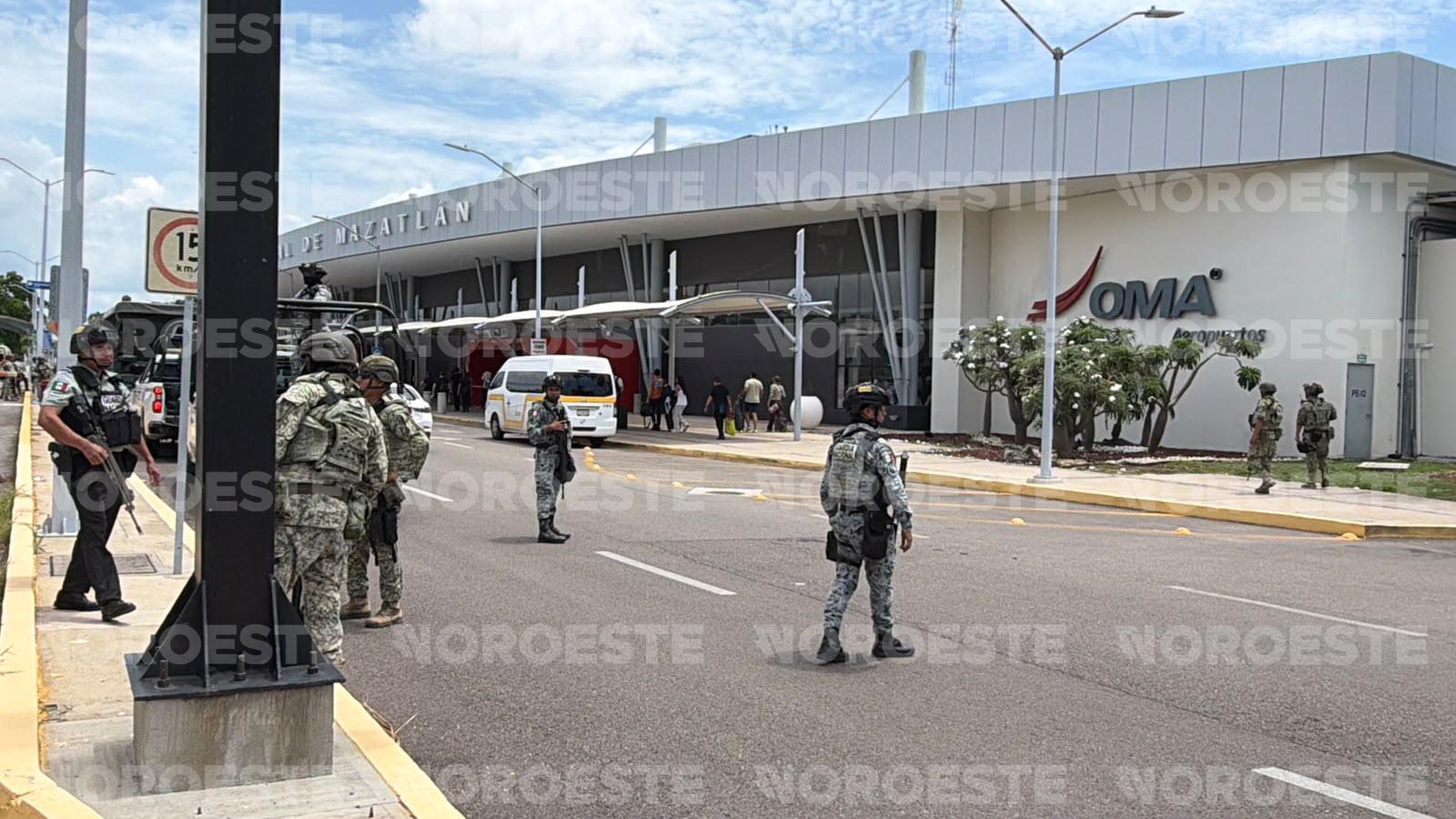$!Balacera y persecución se registra en la zona del aeropuerto en Mazatlán