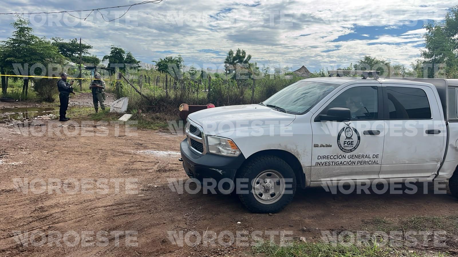 $!Localizan a un hombre asesinado a balazos en el sector Valle del Agua, Culiacán