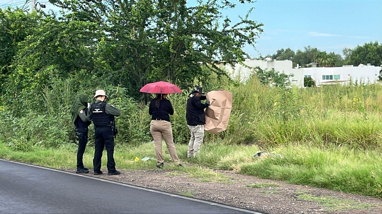 $!Hallan a hombre asesinado con mensaje en la colonia Recursos Hidráulicos, en Culiacán