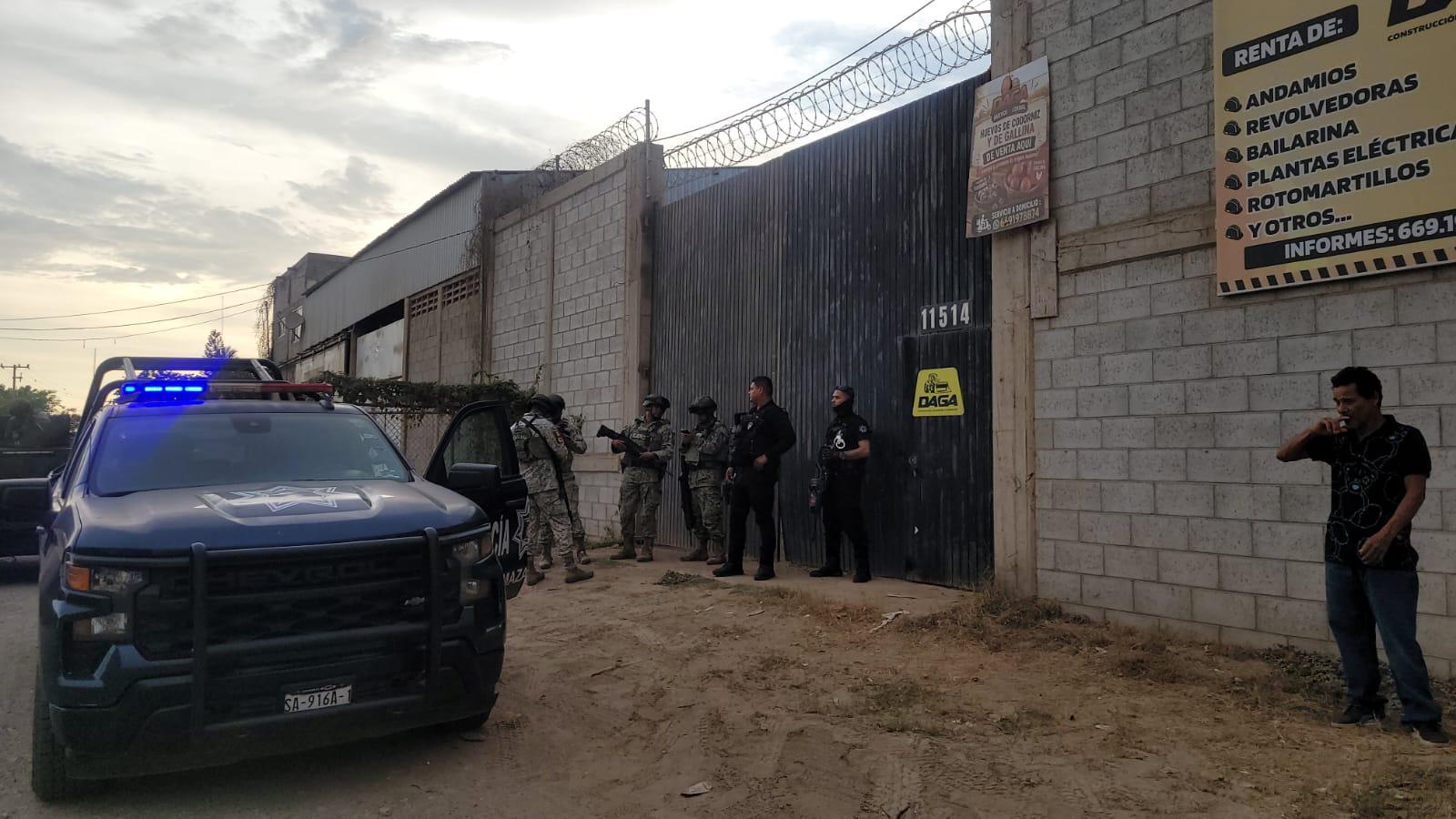 $!Matan en Mazatlán a velador para robar en una empresa dedicada a la renta de maquinaria y equipo para la construcción