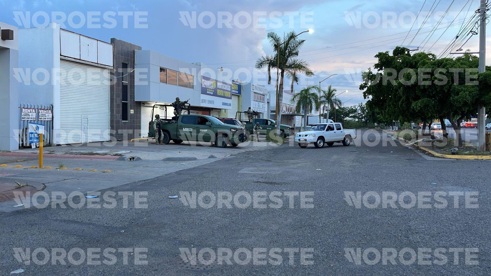 $!Ataque a balazos deja un herido y operativo en residencial de Rincón del Valle, en Culiacán