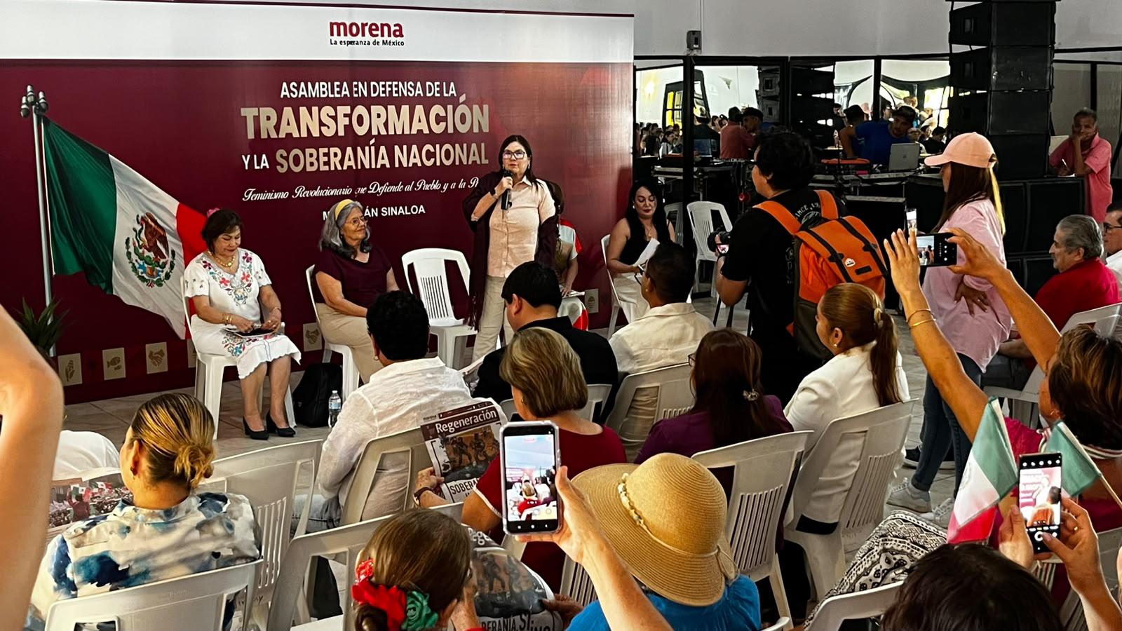 $!Brinda agrupación Valentinas de la Cuarta Transformación su apoyo a Imelda Castro