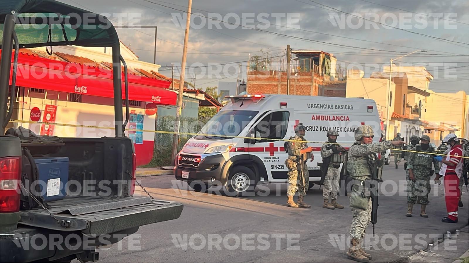 $!Ataque armado en expendio deja dos muertos en Infonavit Barrancos, en Culiacán