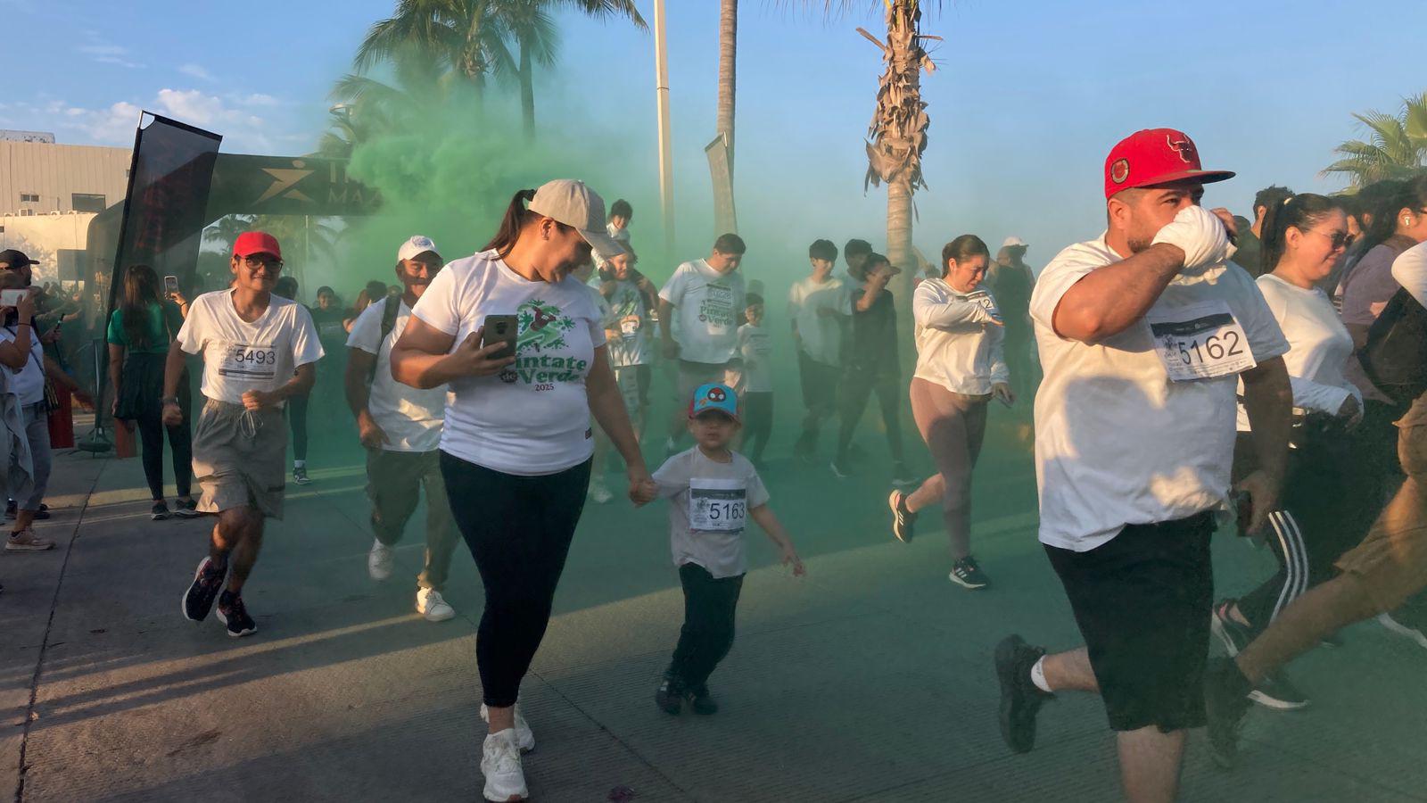 $!‘Píntate de Verde’ reúne a más de 5 mil participantes en Mazatlán