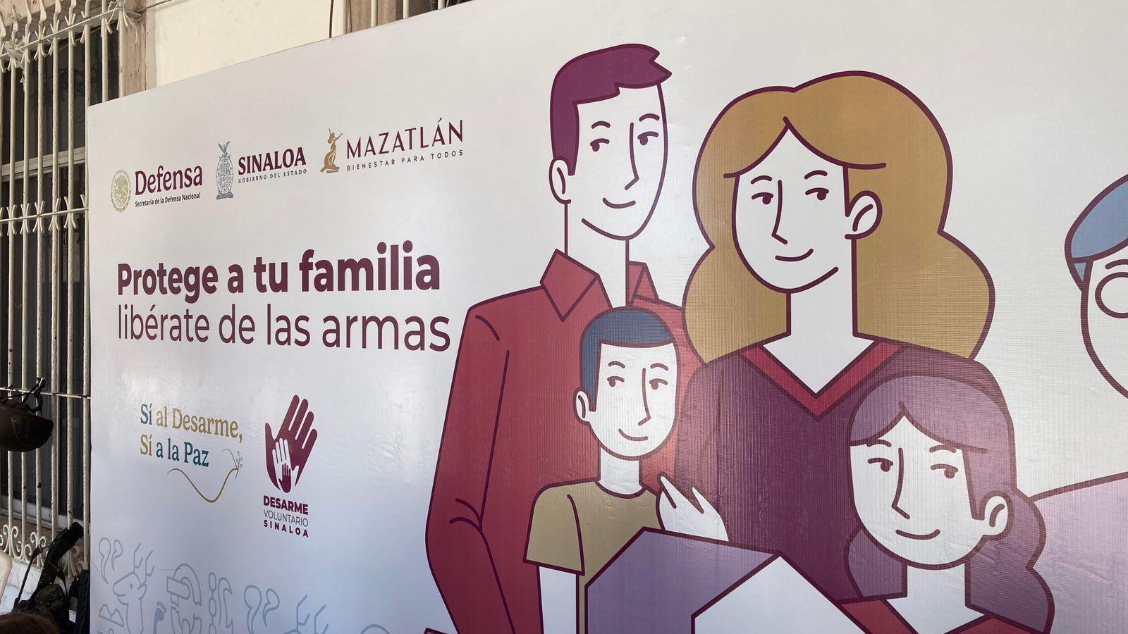 $!Tiene Desarme Voluntario 2025 buena respuesta de parte de los mazatlecos