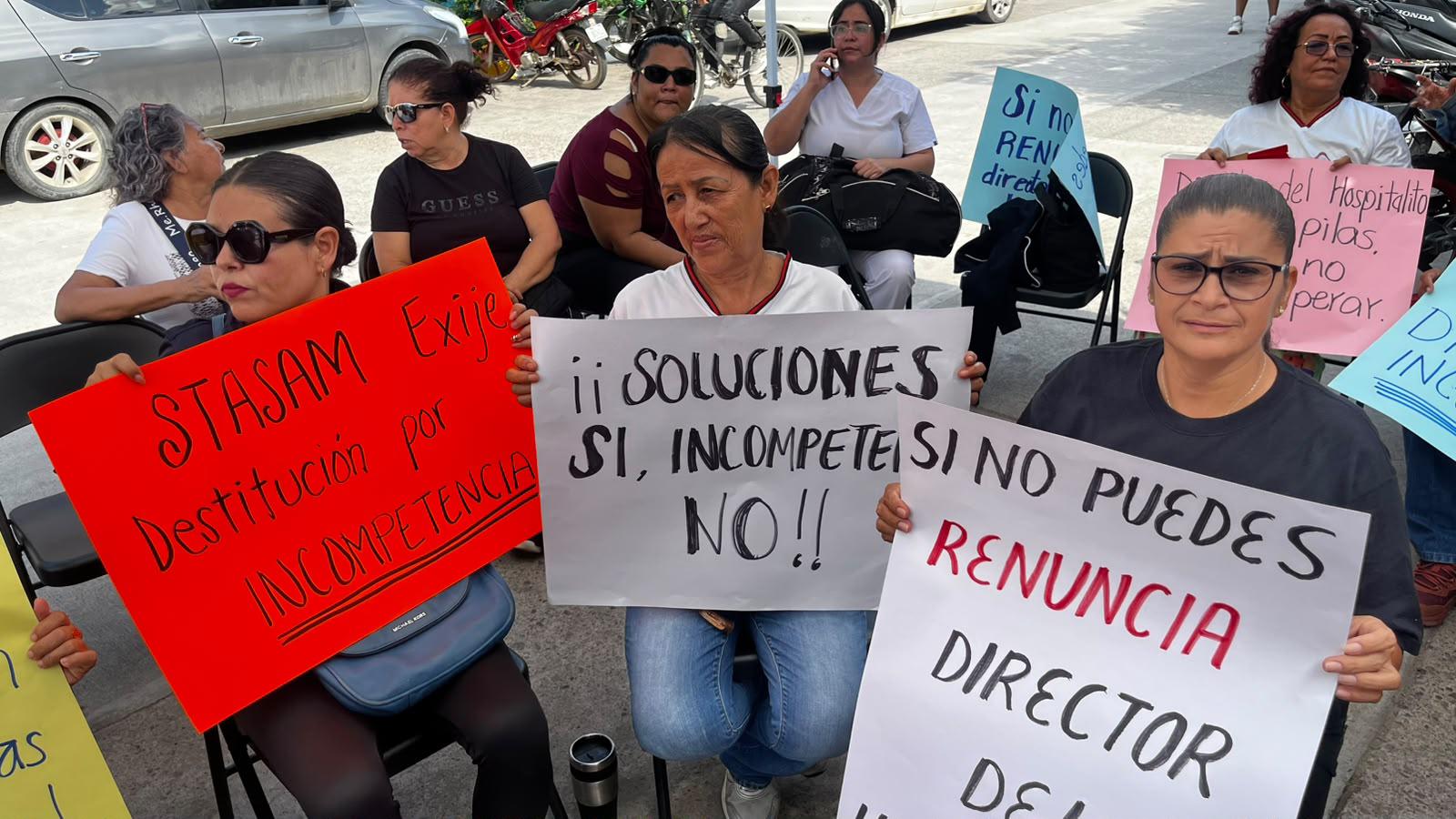 $!Exigen trabajadores del Ayuntamiento medicamentos y atención médica